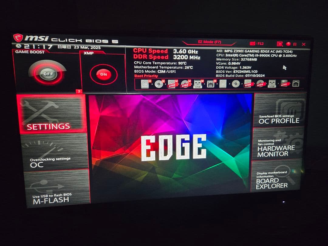 9900K z390 mini-itx メモリ32GBセット