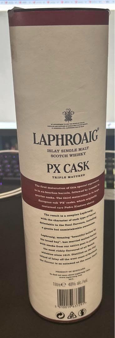 ウイスキー Laphroaig PX Cask Triple Matured 1L 48%