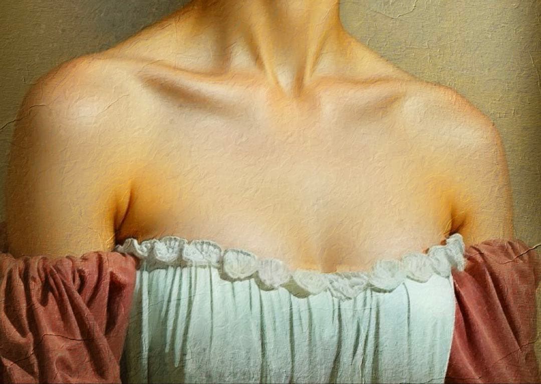 人物画・油絵風の肖像画ポートレートアート 作品