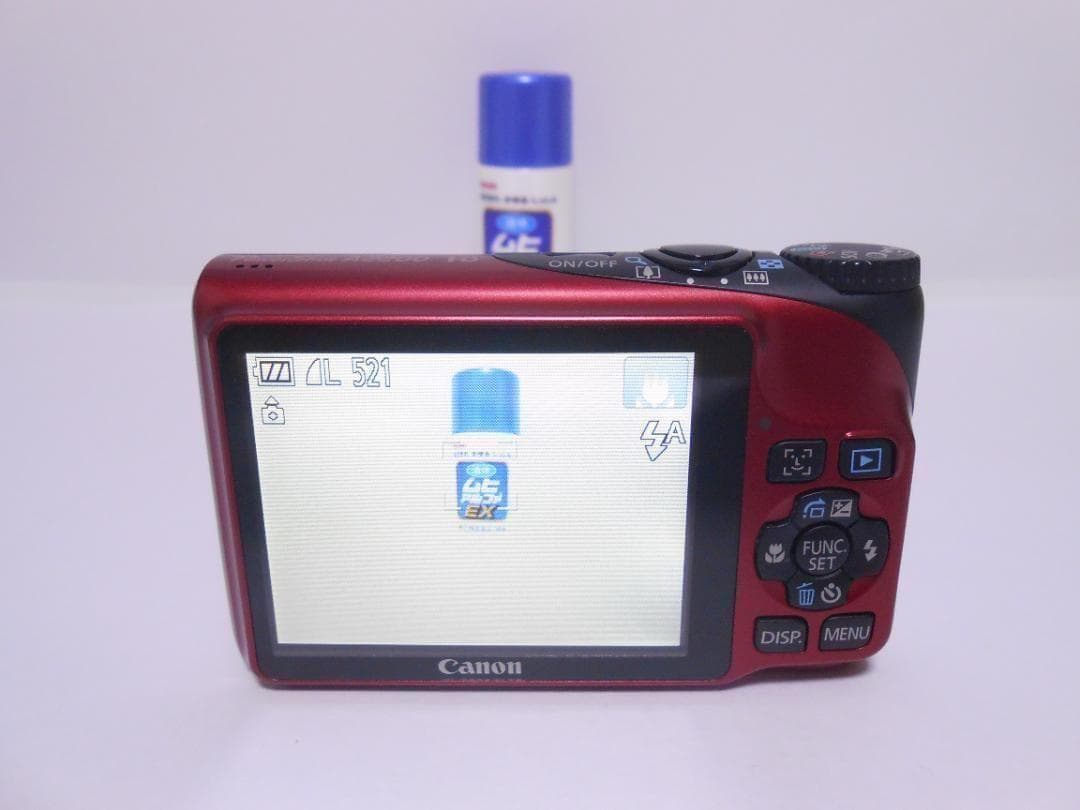 【美品・返品保証】キヤノン Canon PowerShot A2200 レッド