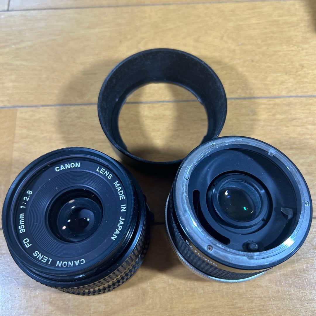 【中古】(キヤノン) Canon AE-1 ブラック　レンズ3点