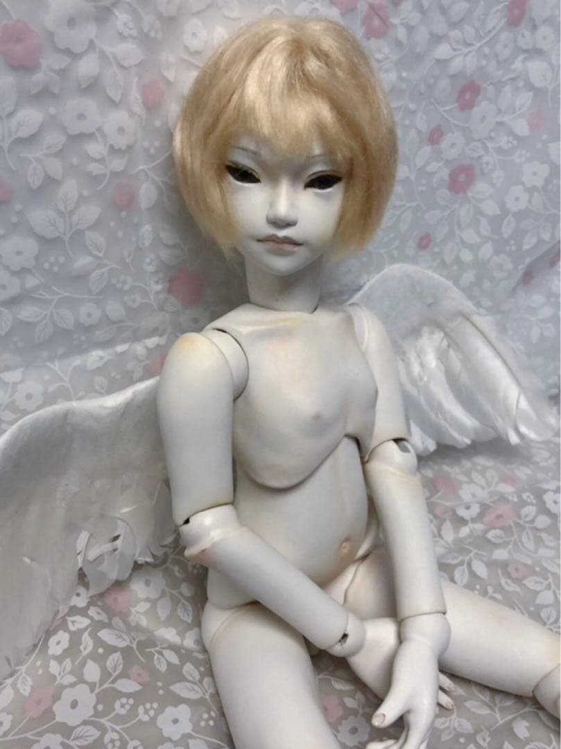 国内作家様作『天使』生き人形 創作人形 球体関節人形*・゜60㎝