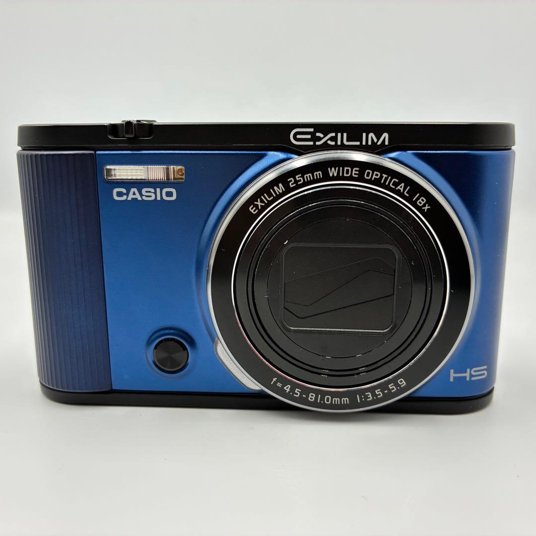 美品★ CASIO EXILIM EX-ZR1600 ブルー デジタルカメラ