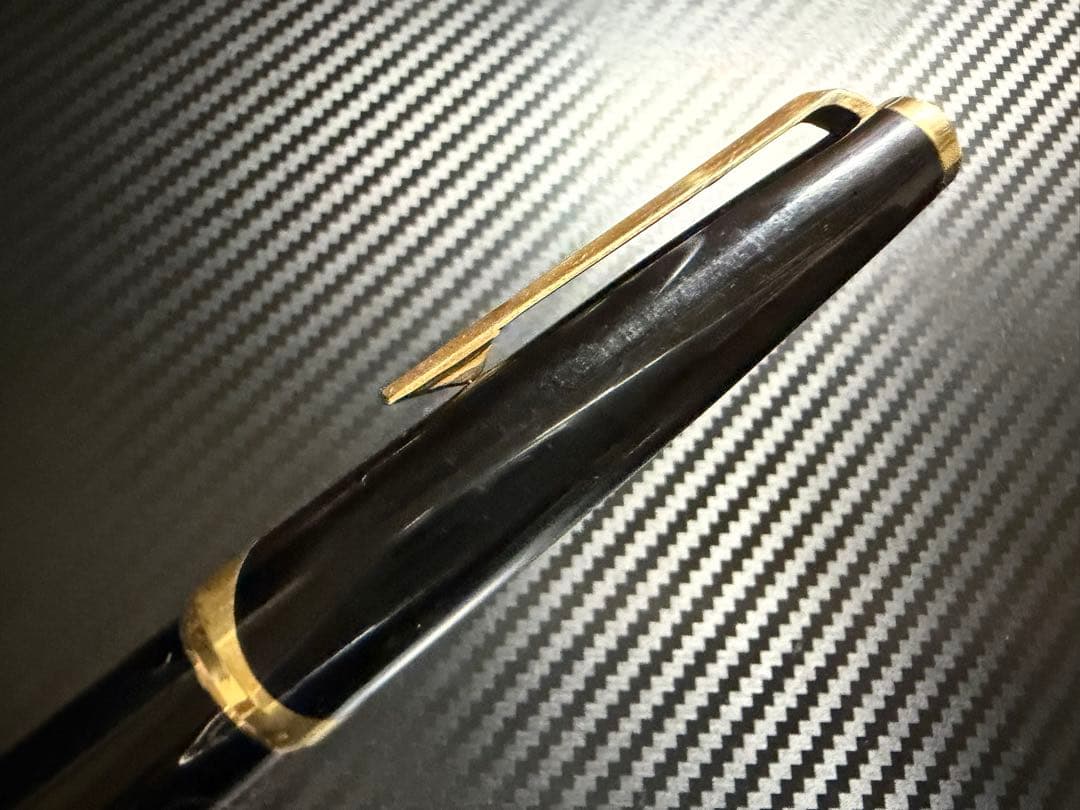 モンブラン No.121 万年筆 ブラック 18K EF 吸入式