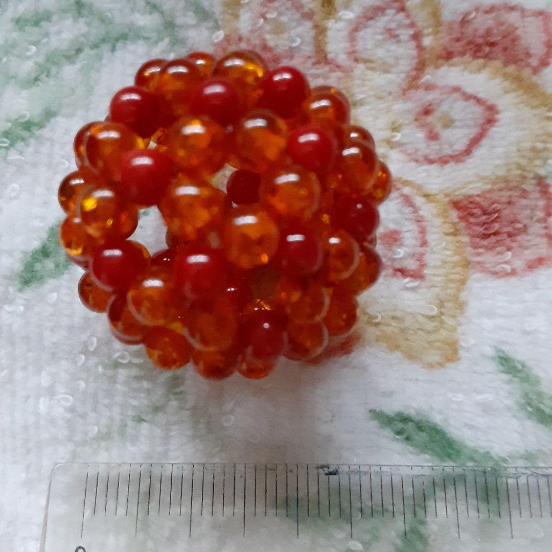 フラーレン4mm 珊瑚・琥珀
