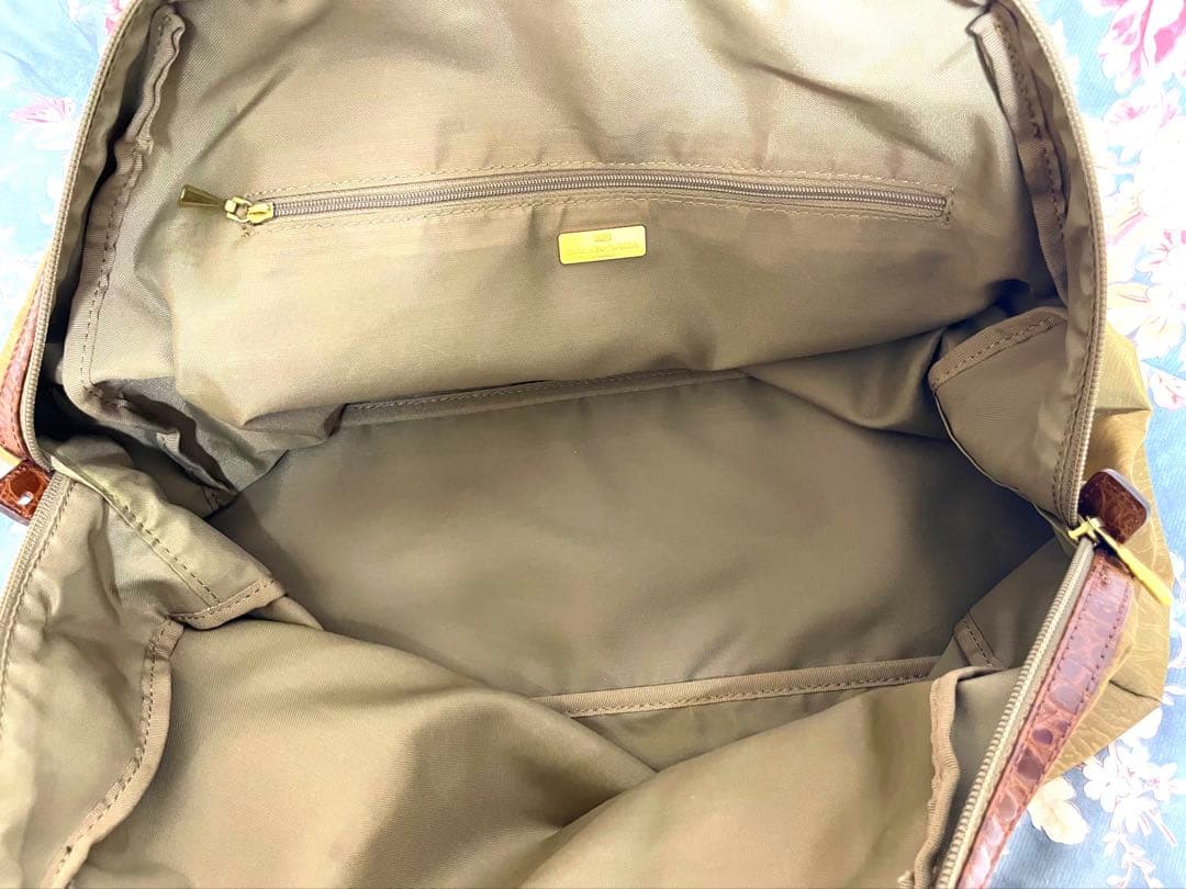 BALENCIAGA バレンシアガ ナイロン ボストンバッグ ブラウン