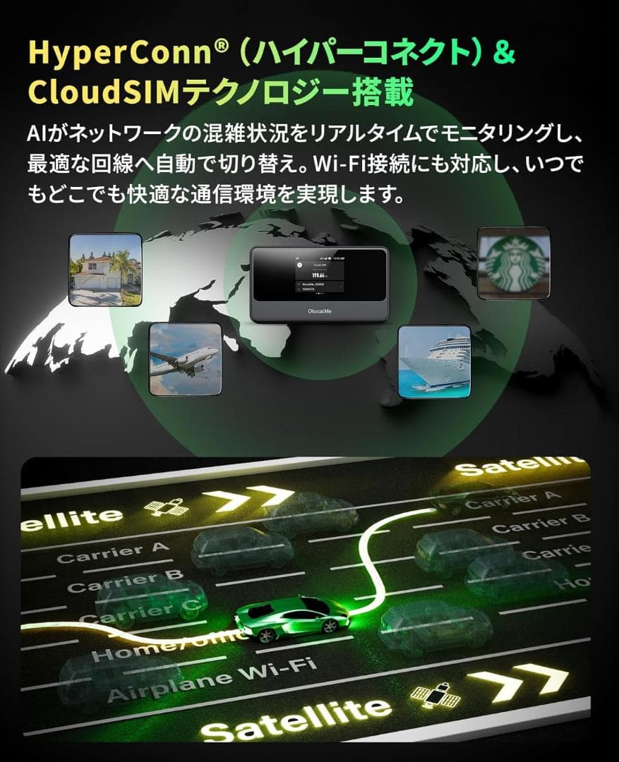 ポケットWiFiモバイルルーター 30ギガ/30日間 日韓通用 SIM＆契約不要