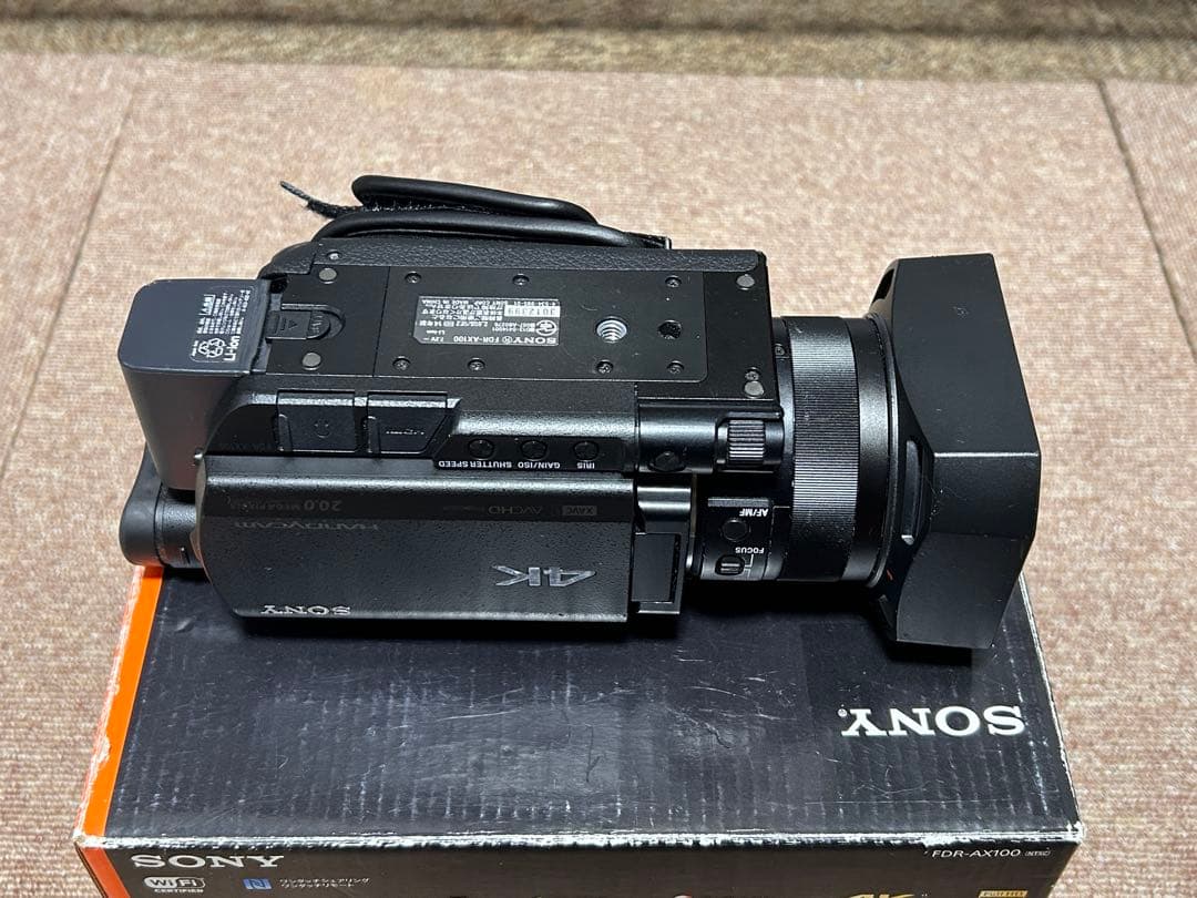 SONY FDR-AX100 4Kビデオカメラ本体
