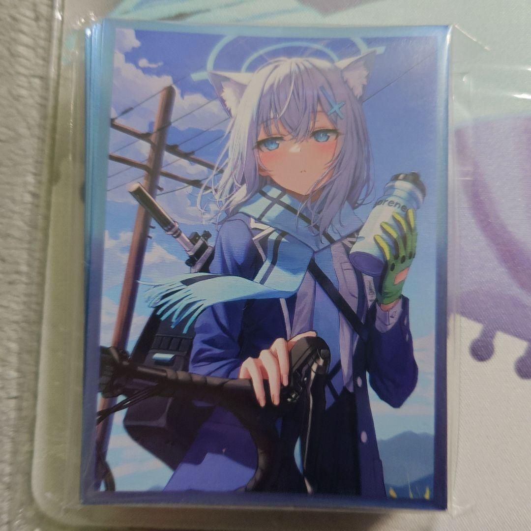 α4 ブルアカ ロードバイク&マフラー 砂狼シロコ スリーブ&プレイマット