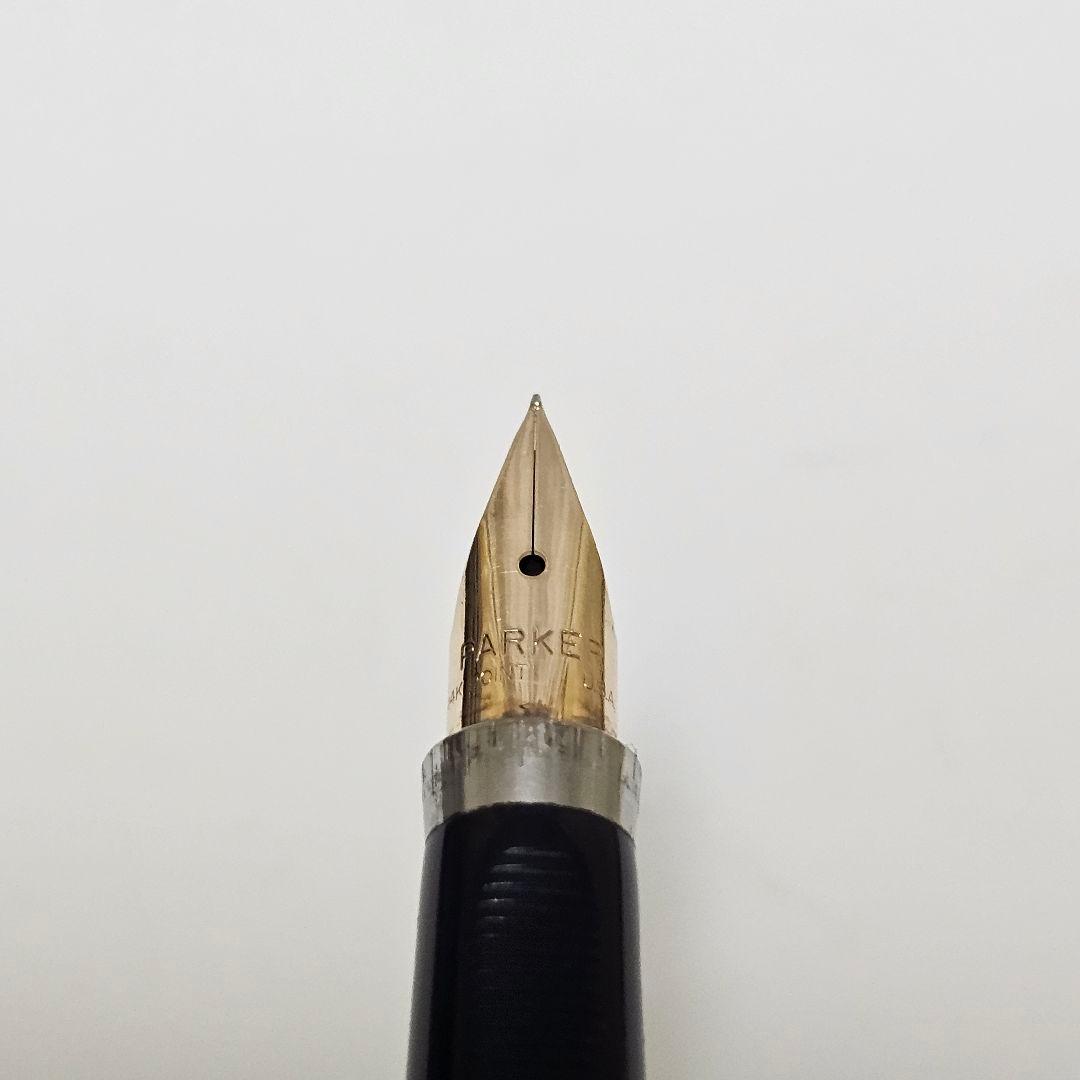 Parker パーカー 75 格子柄 ゴールド 14K 超音波洗浄済み