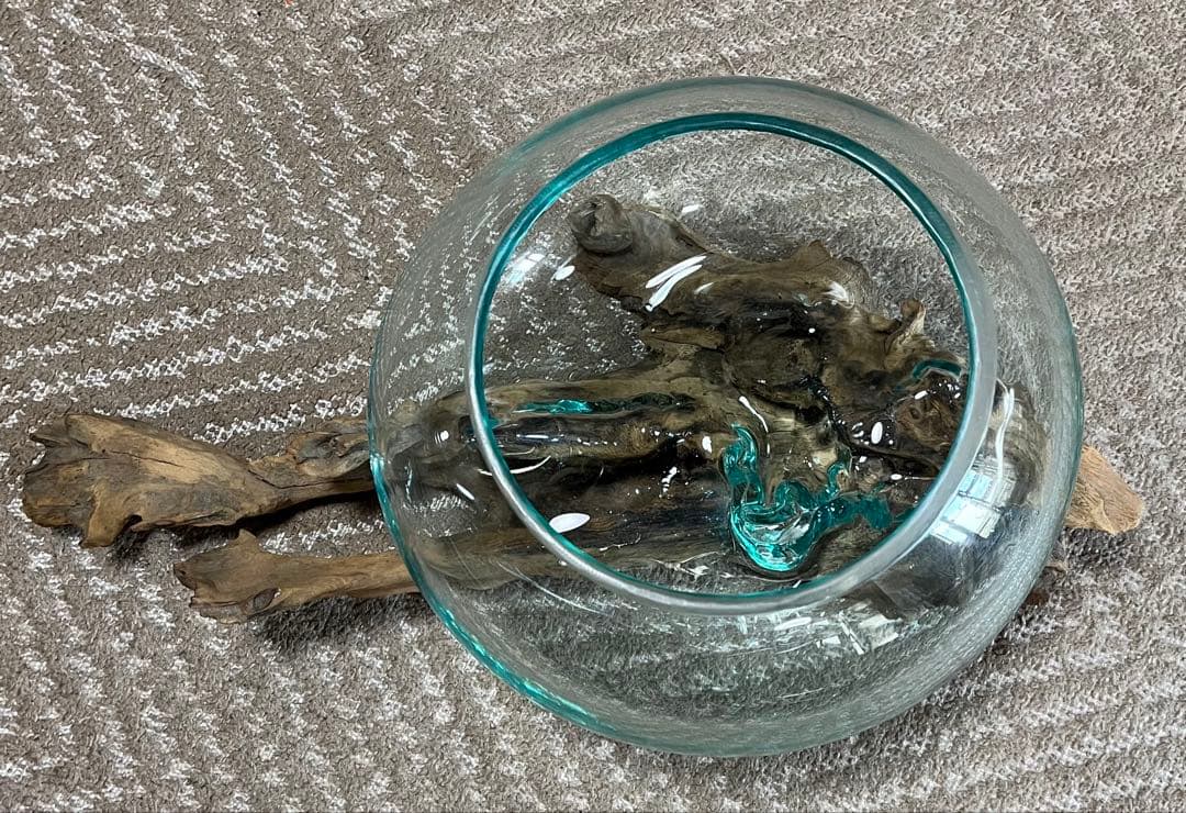 流木グラス　流木ガラス　流木ガラス水槽