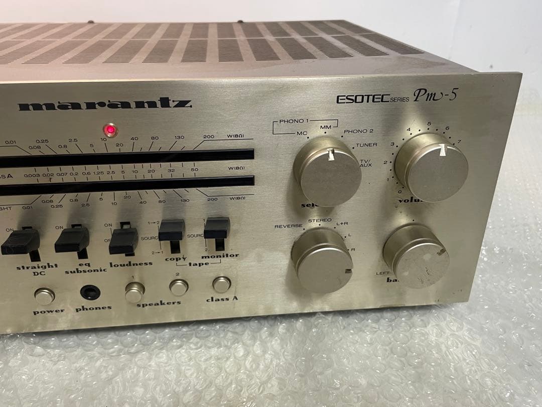 Marantz PM-5 プリメインアンプ マランツ ESOTECシリーズ動作品