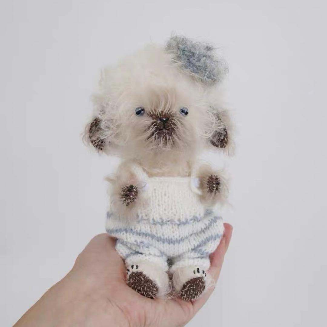 眠そうなメェーちゃん 羊 海外作家様 ハンドメイド アーティストベア