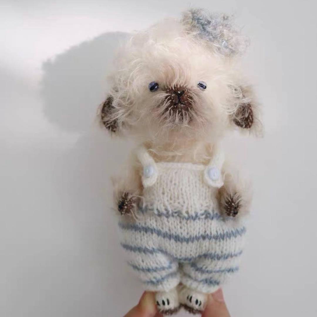 眠そうなメェーちゃん 羊 海外作家様 ハンドメイド アーティストベア