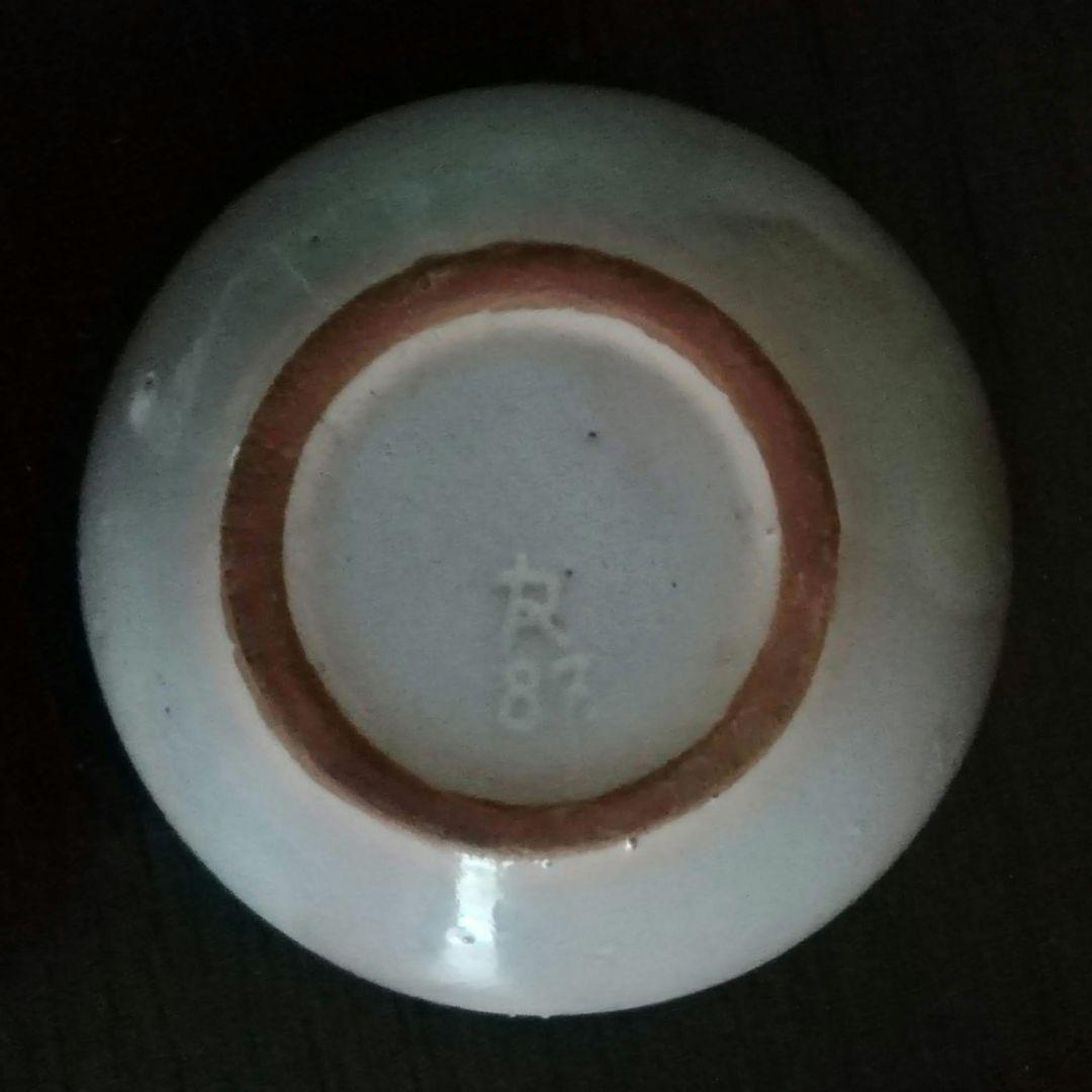 超レア　逸品　マジョリカ古窯　色絵輪線紋小皿　10客　明治期　時代箱付き
