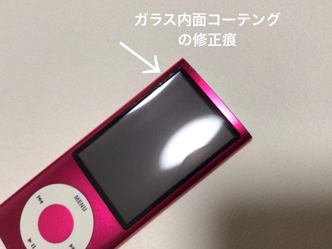 iPod nano5世代16GBピンクno.207バッテリー交換済作動品