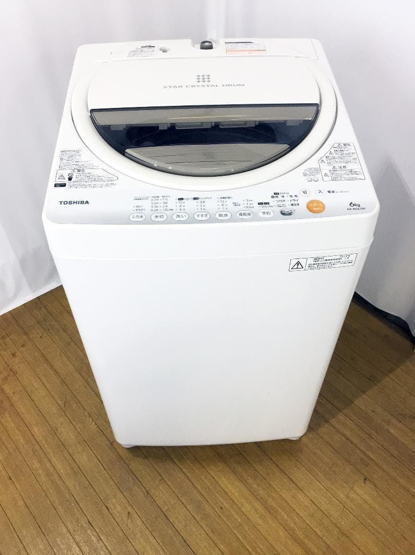 送料無料★◆中古★TOSHIBA　6㎏　 洗濯機　AW-60GL