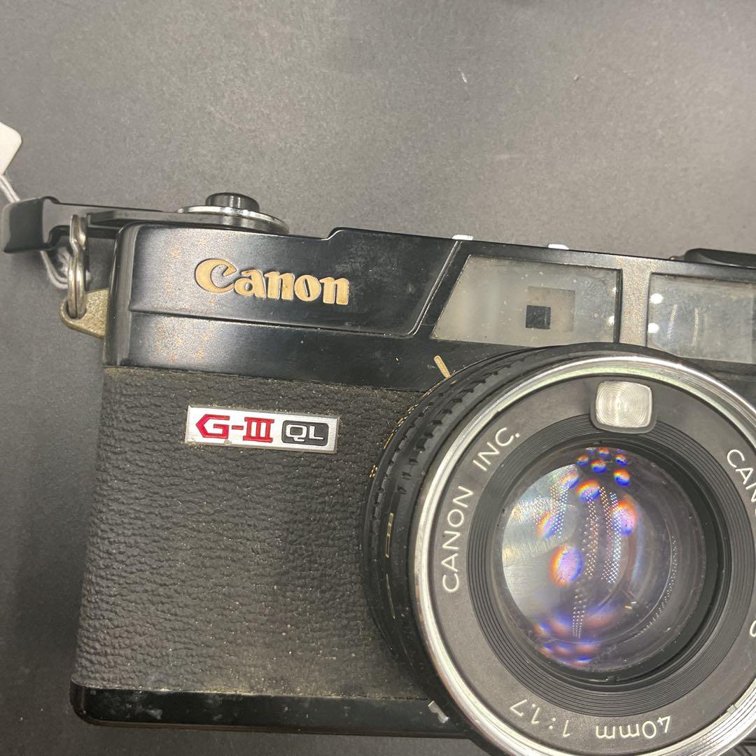 F3672 Canon G-III QL フィルムカメラ　キャノンレンズ40mm