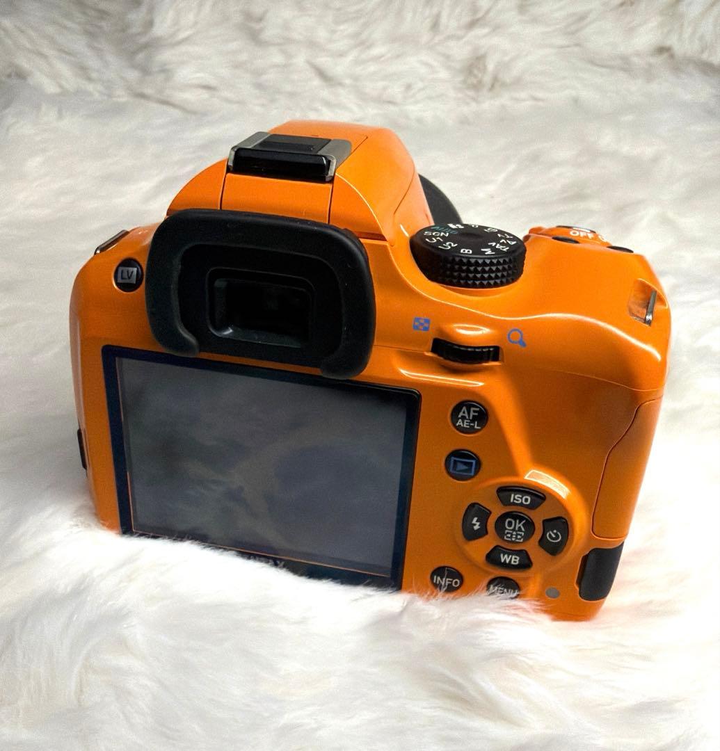 【ジャンク品】PENTAX K-x デジタル一眼レフカメラ オレンジ