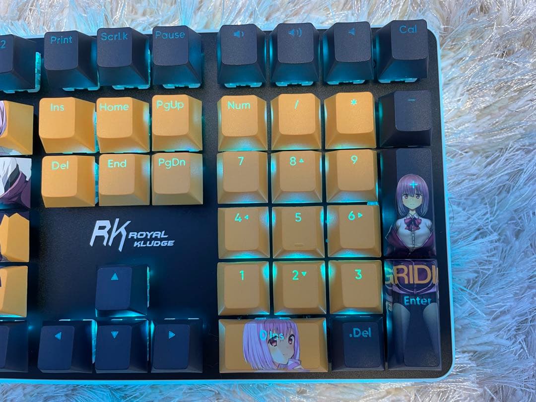 自作キーボード 新条アカネ グリッドマン