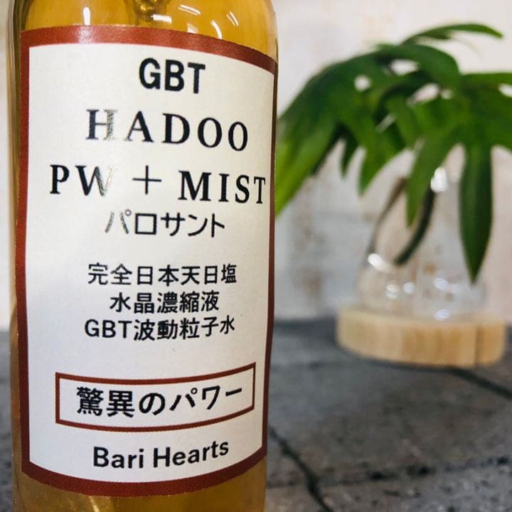 GBT波動粒子水 パロサント 123ml 浄化スプレー UP HADOO