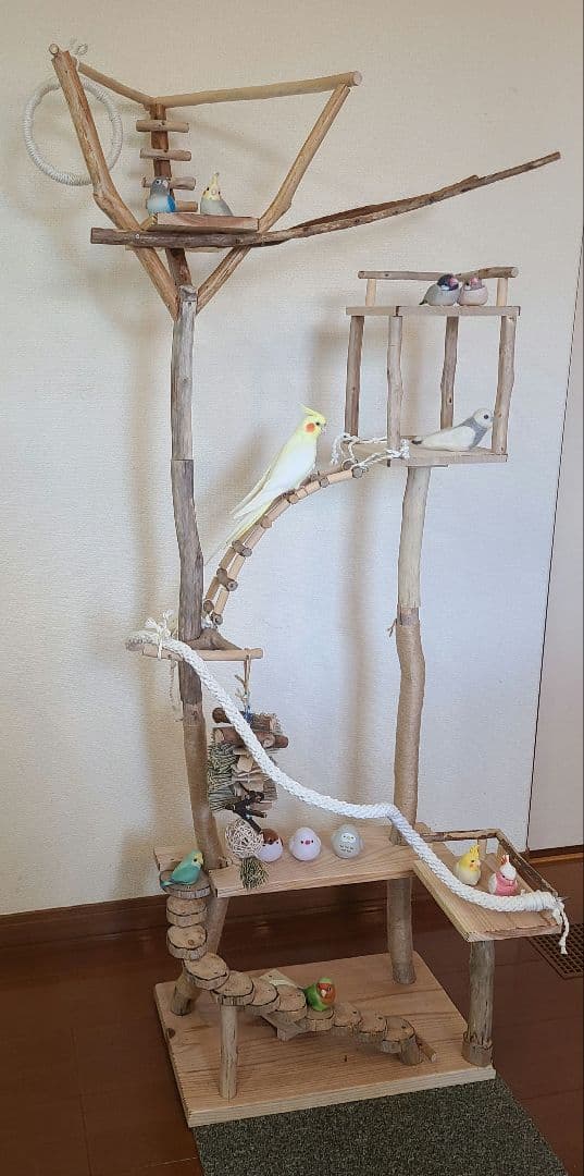 ③よもぎもちオーダーページ　ハンドメイド　流木　アスレチック