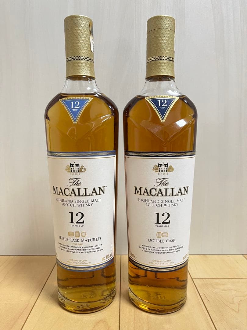 The Macallan 12年 トリプルカスク & ダブルカスク セット