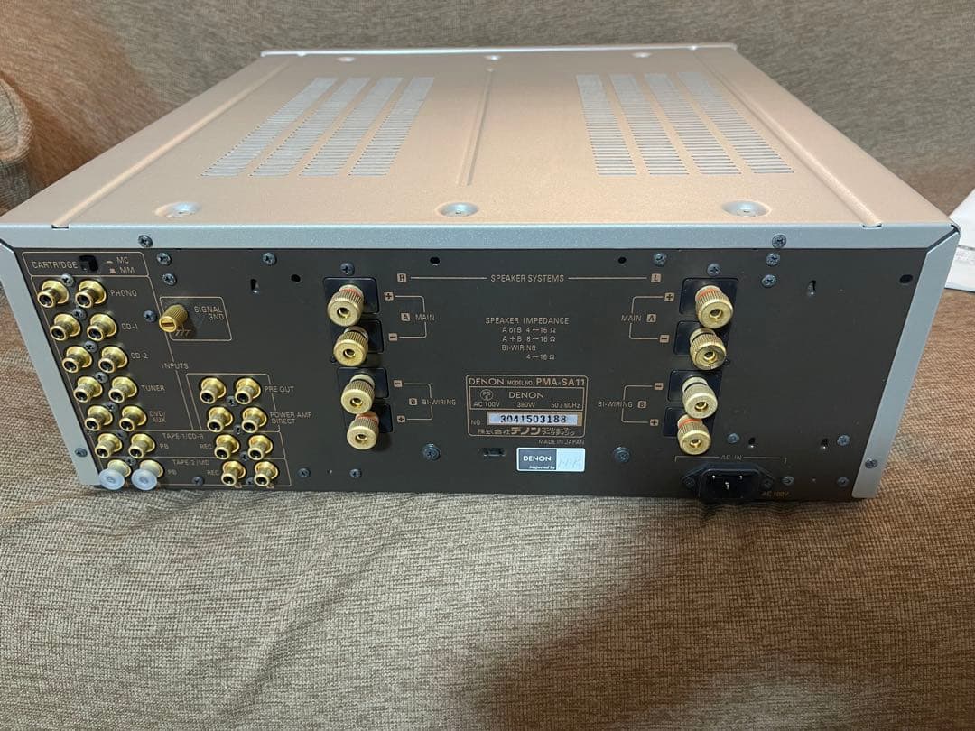 DENON PMA-SA11 プリメインアンプ 元箱・説明書付き 動作品
