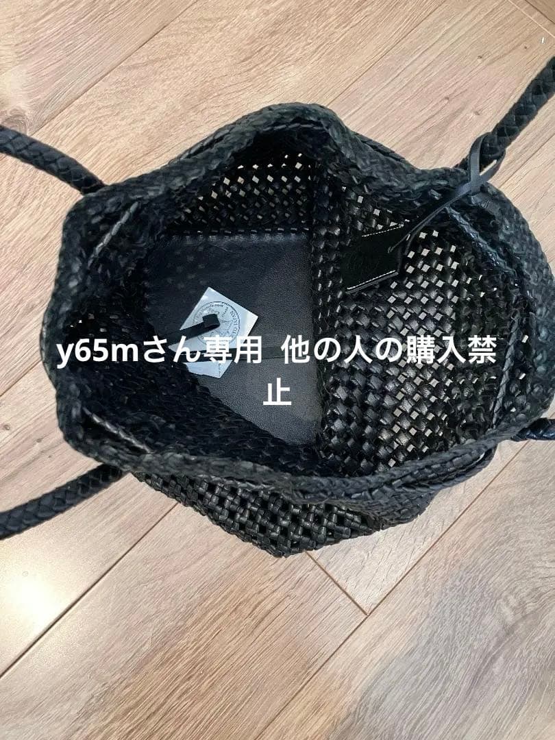 REN ゴートメッシュ・タッセルトート カラー 黒色 Black