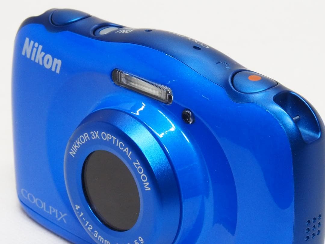 ■美品■ Nikon COOLPIX S33 ブルー 《 スマホ転送可能 防水