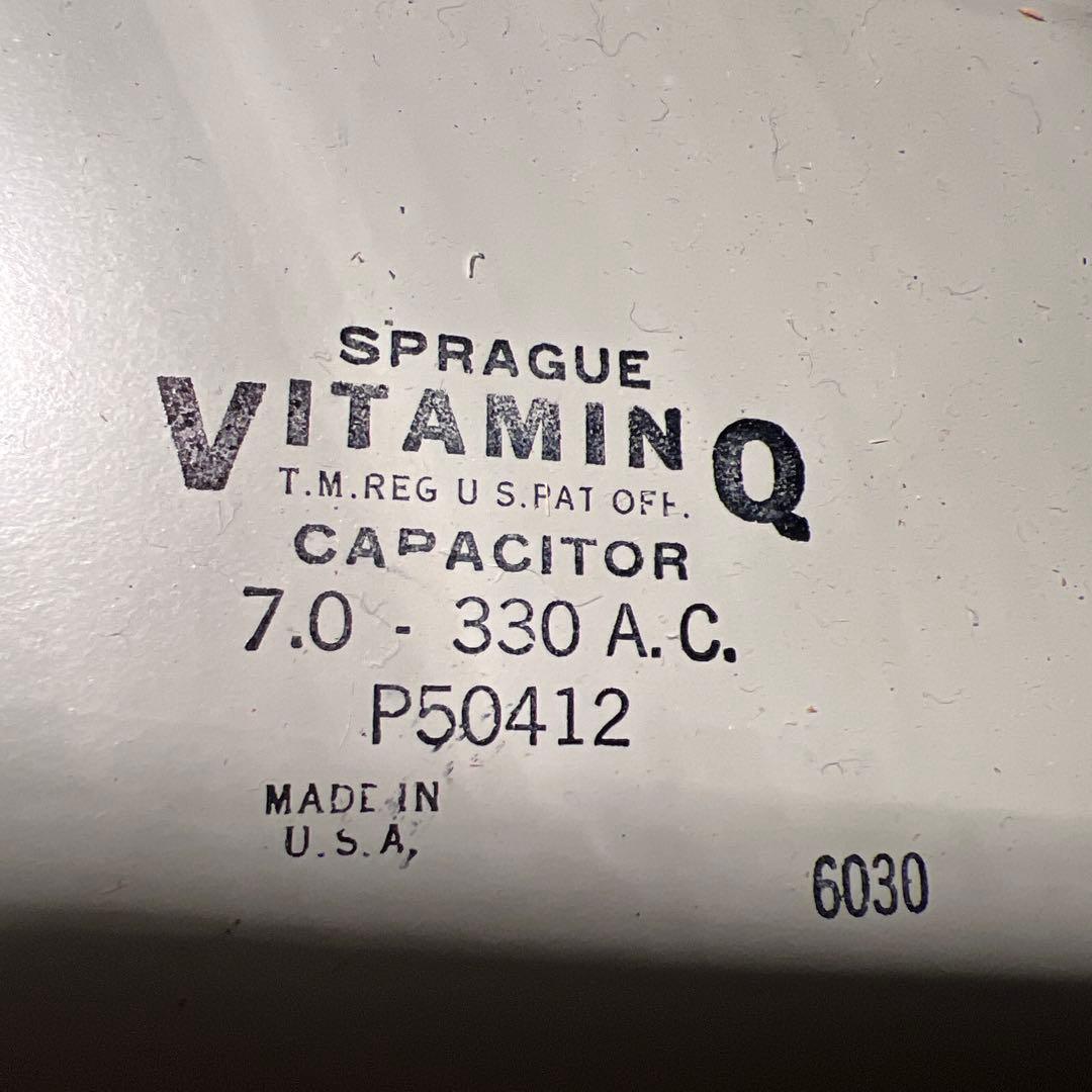 SPRAGUE VITAMIN Q コンデンサー P50412