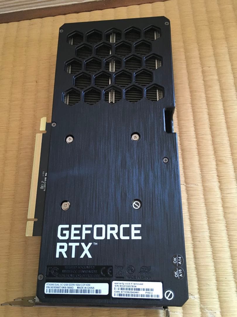 RTX 3060 12GB GDDR6 グラフィックボード　動作品　本体のみ
