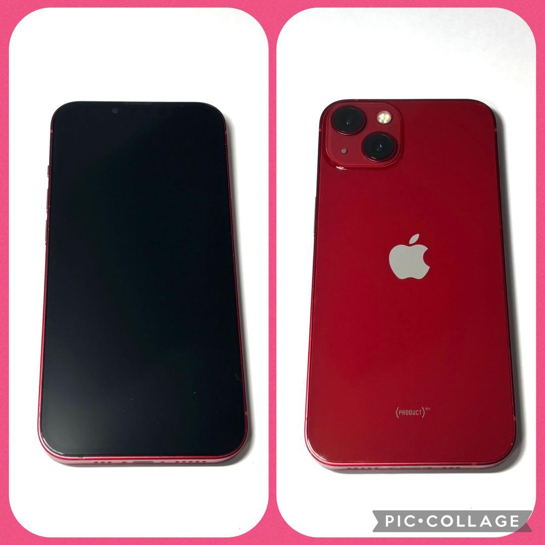 iPhone 13 256GB レッド SIM フリー バッテリー 新品