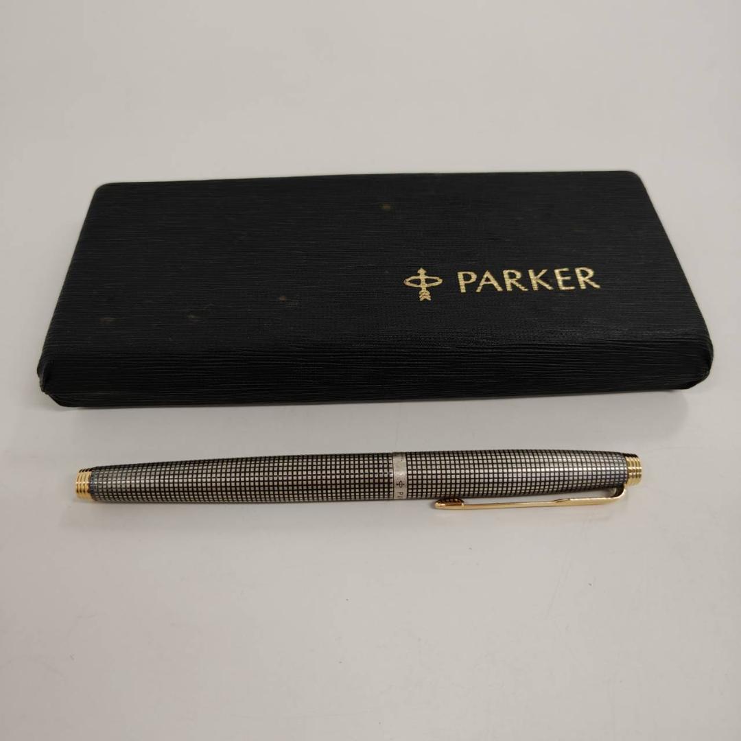 783896/PARKER 万年筆75 スターリングシルバー シズレ 14K