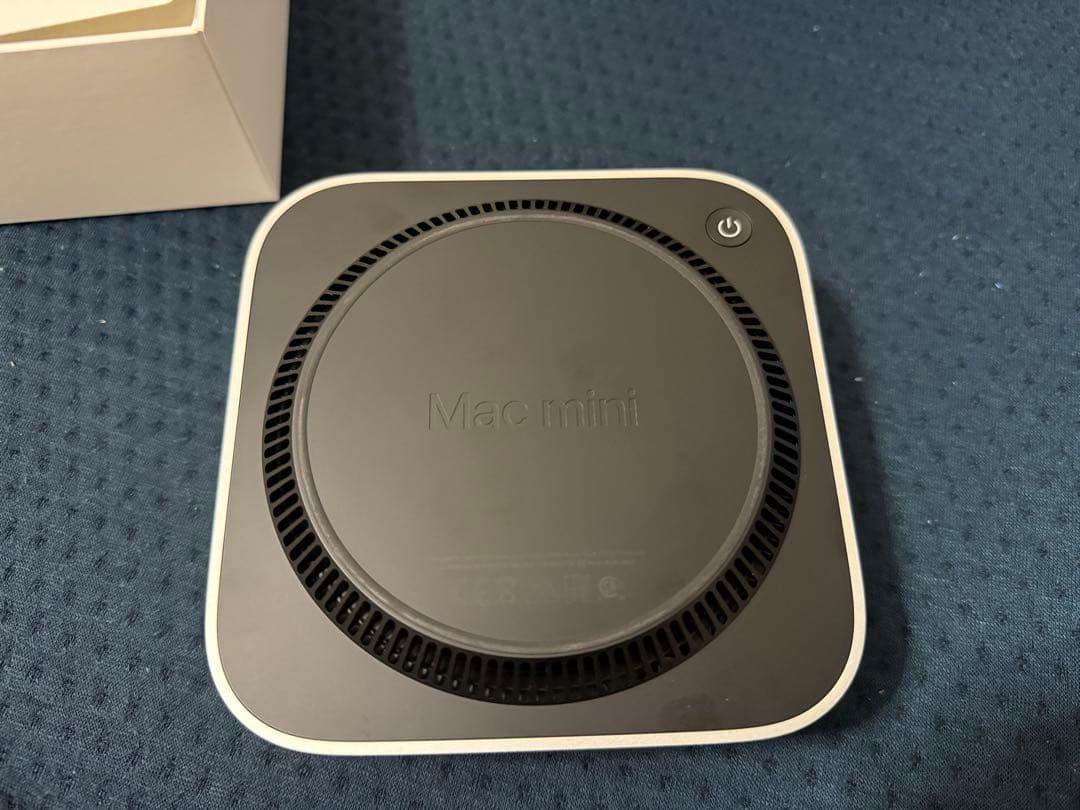 最安値！Apple Mac mini M4 256GB 11/6まで保証期間あり