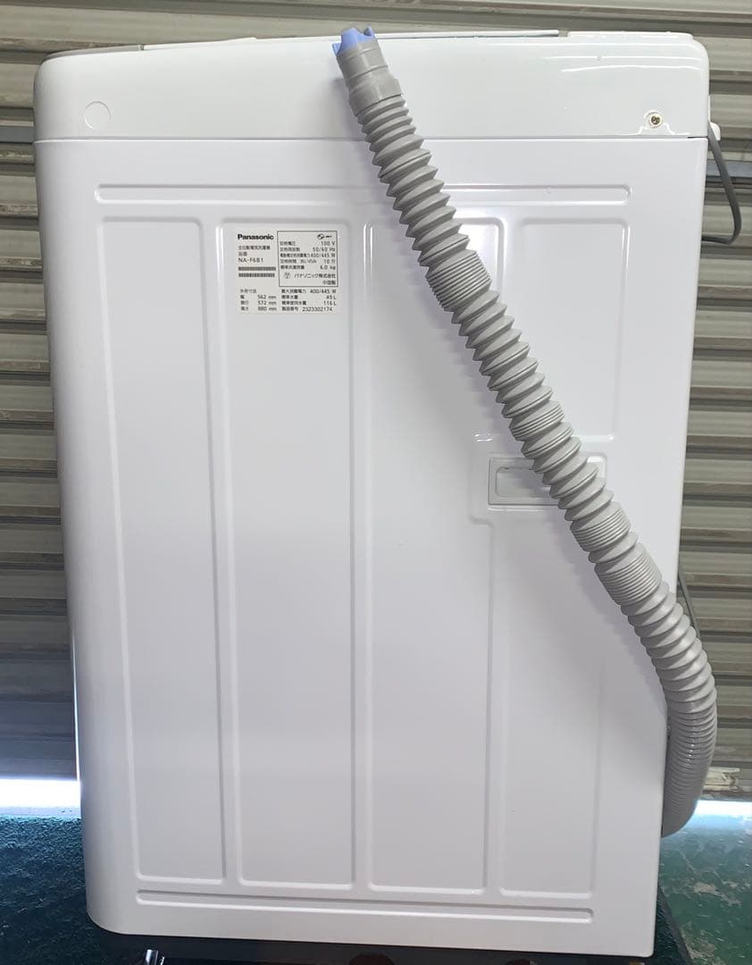 3r31. Panasonic 6kg 洗濯機 NA-F6B1 2023年製