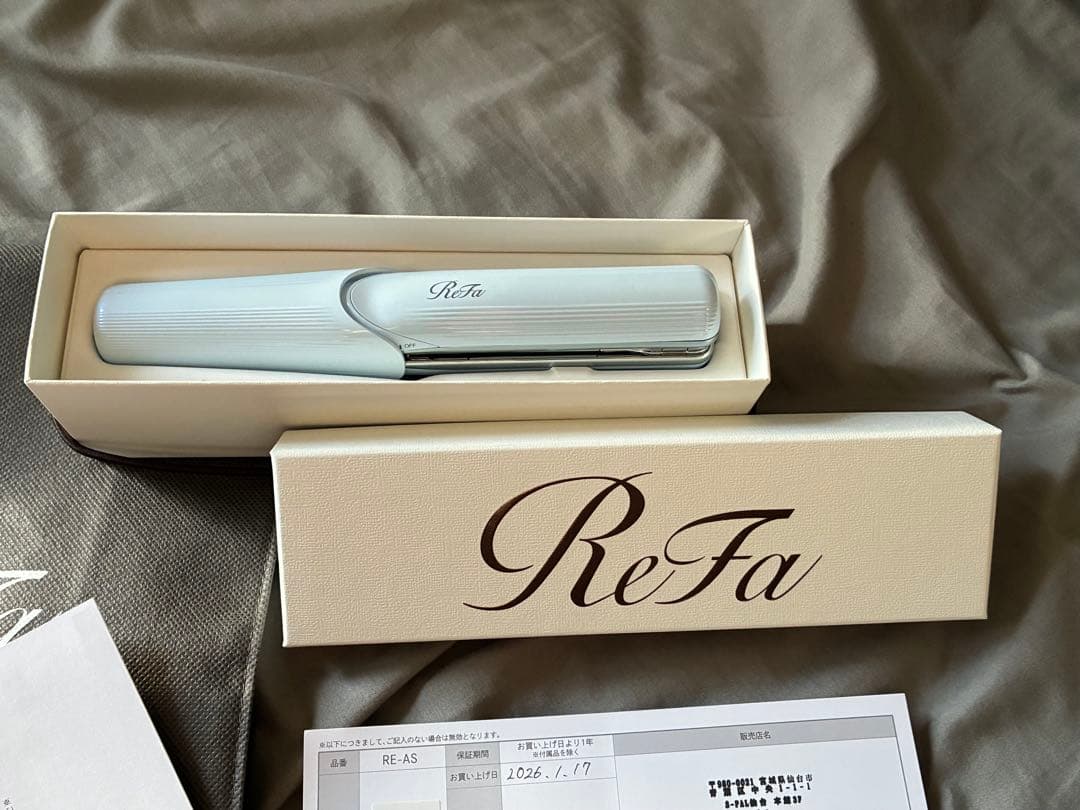 【美品❗️】ReFa フィンガーアイロンST ホワイト 未使用
