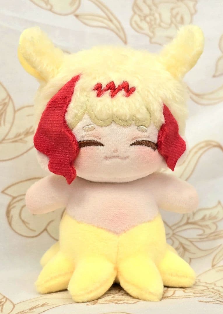 自作 無属性 ぬいぐるみ オムライスになりたいメンダコくん 10cm