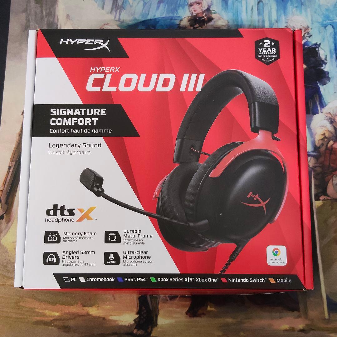 HyperX Cloud III Gaming Headset （Red）
