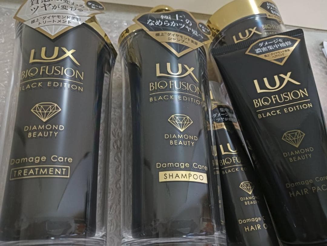 5点セット ユニリーバ LUXラックス バイオフュージョン ブラックエディション