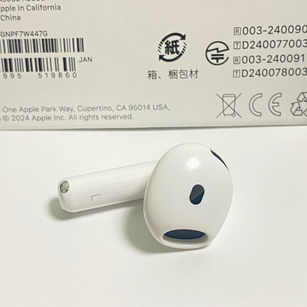 ［正規品］AirPods 4 第四世代 L アイポーズ　ANC 無し左耳
