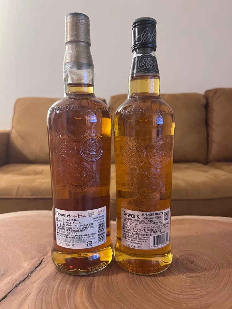 Dewar's 15年 & Japanese Smooth セット