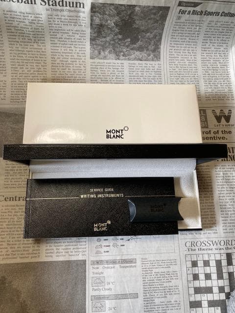 【美品】モンブラン MONTBLANC 万年筆 スターウォーカー ドゥエ