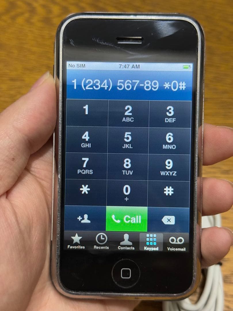 iPhone 2G 日本未発売　外観美品 8GB 初代iPhone　第1世代