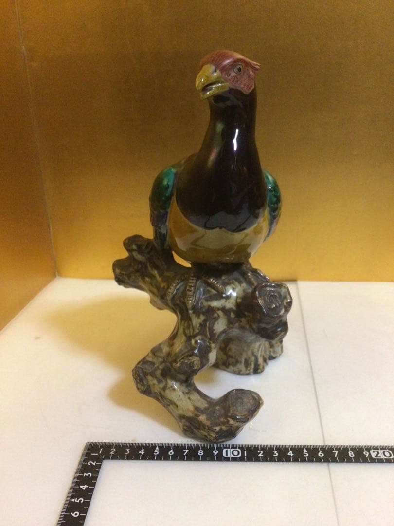 九谷焼 鳥 置物 箱無し