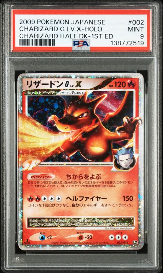 リザードンG lv.65 / リザードンG lv.X 1ed 連番【PSA9】