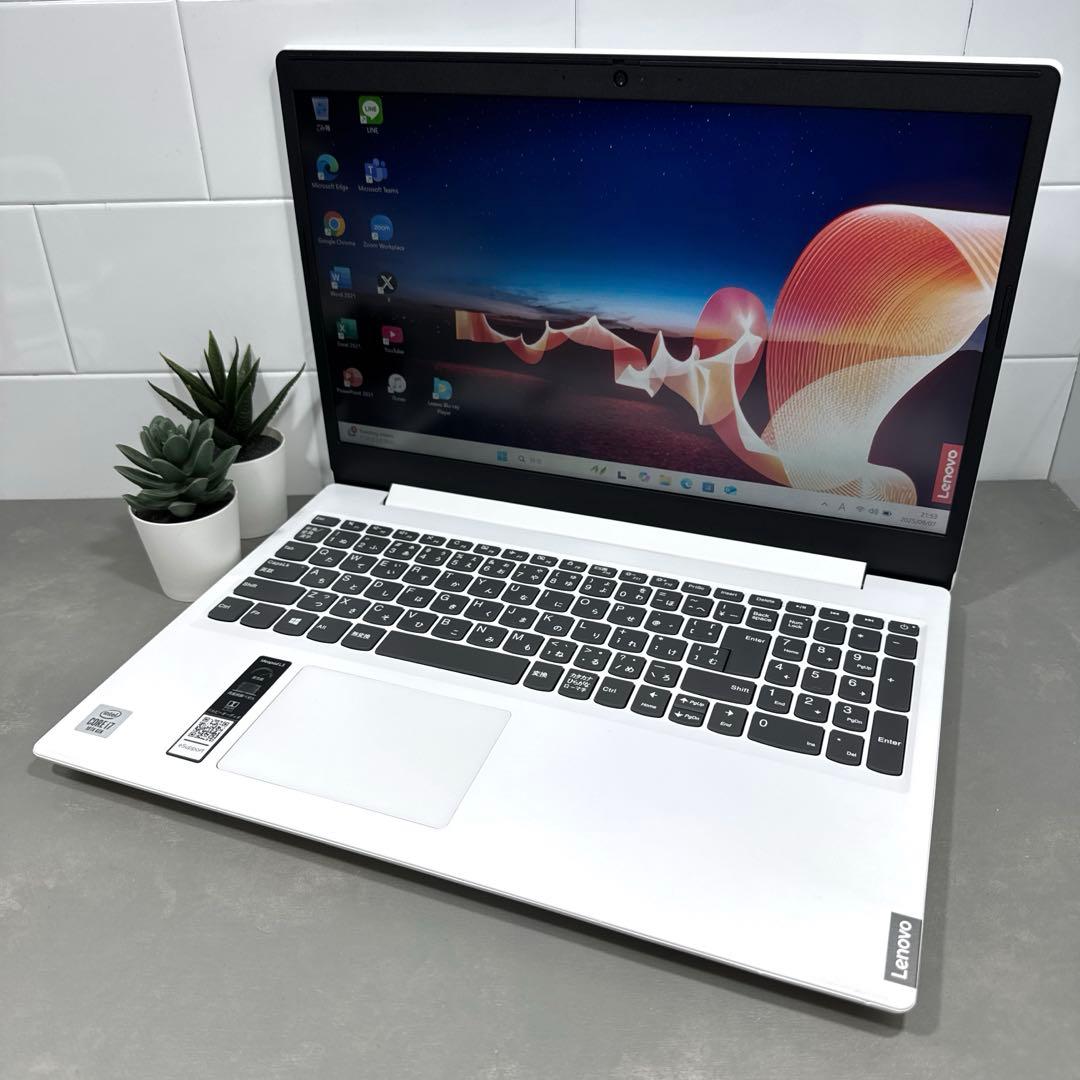 【極上品】レノボブリザードホワイト☘10世代i7☘NVMe256+1TB