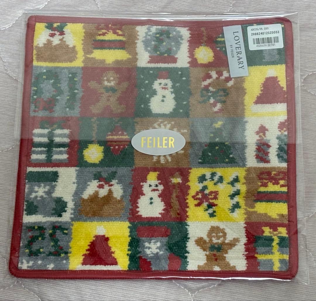 FEILER サンタクロース クリスマス タオルハンカチ 2枚セット　WEB限定