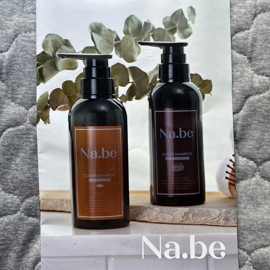 Na.be カラーシャンプー チョコレートブラウン 270ml 2本