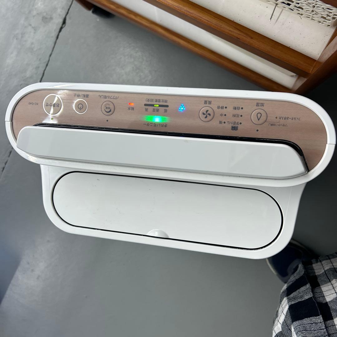 美品　シャープ 加湿空気清浄機 KC-G40-W 2020年袋